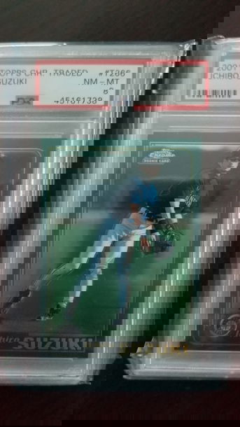 Ichiro 2001 Topps Traded Chrome PSA 8 Hard to find HOF