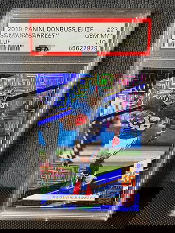 2019 Panini Donruss elite Saquon Barkley /10 blue PSA 10💎