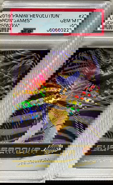 2019 PANINI REVOLUTION #2 LEBRON JAMES GEM MINT 10 SUPERNOVA