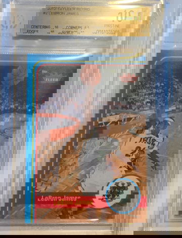 Lebron James 2012-13 Fleer Retro BGS 10