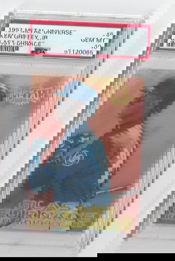 PSA 10 GEM MINT 1997 METAL UNIVERSE BLAST FURNACE KEN GRIFFEY JR  CARD #8