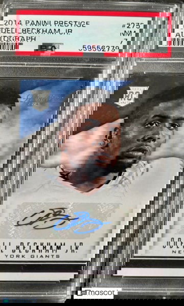 2014 Panini Prestige Odell Beckham Jr. #275 Autograph PSA 7 Auto RC NY Giants