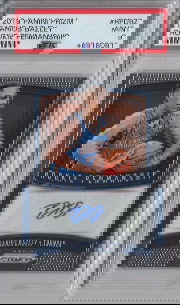 2019 Prizm Darius Bazley Auto PSA 9