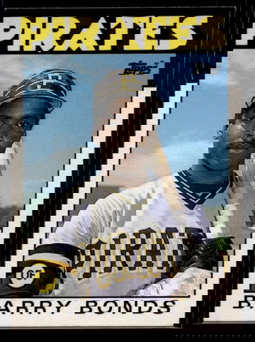 1986 Topps Barry Bonds Rookie
