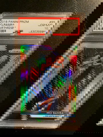 2018 Prizm Silver Mo Bamba #99  PSA 10 Gem Mint 