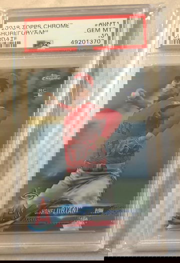 2018 Topps Chrome Update #HMT1 Shohei Ohtani RC Rookie PSA 10 Gem MInt Angels