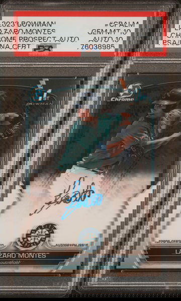 PSA 10/10 Bowman 2023 Lazaro Montes Auto