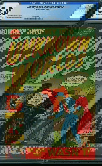 JOURNEY INTO UNKNOWN WORLDS #7, CGC 5.0 VGF