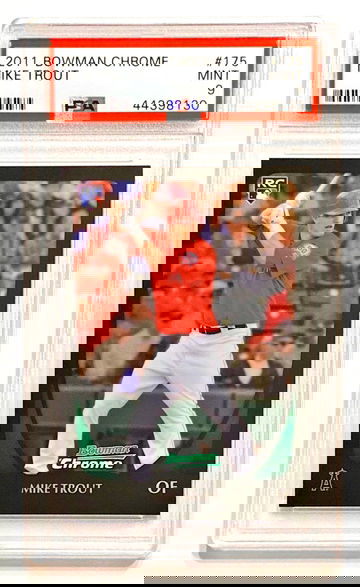 2011 Bowman Chrome Mike Trout #175 Rookie PSA 9 Mint