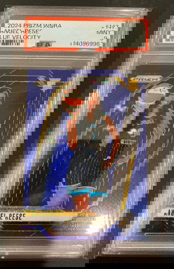 2024 Prizm Blue Velocity Angel Reese PSA 9