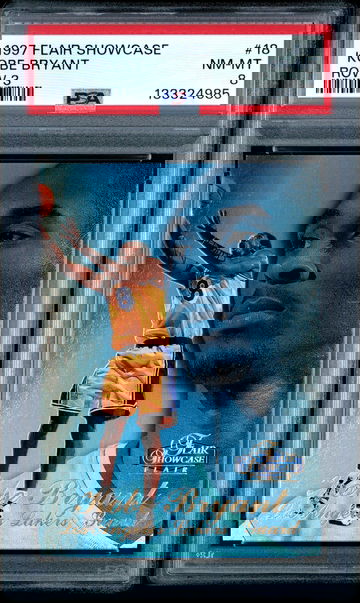 1997 Flair Showcase Row 3 Kobe Bryant PSA 8 #18 Los Angeles Lakers