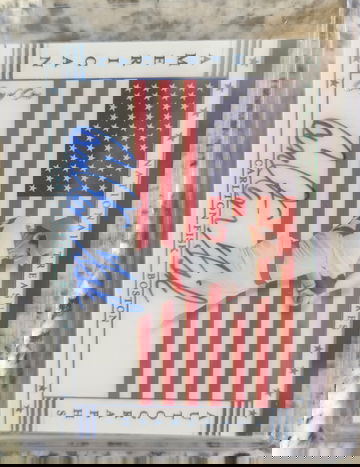 2021 Panini National Treasures 1/1 Carlton Fisk Auto American Autographs One of One Red Sox