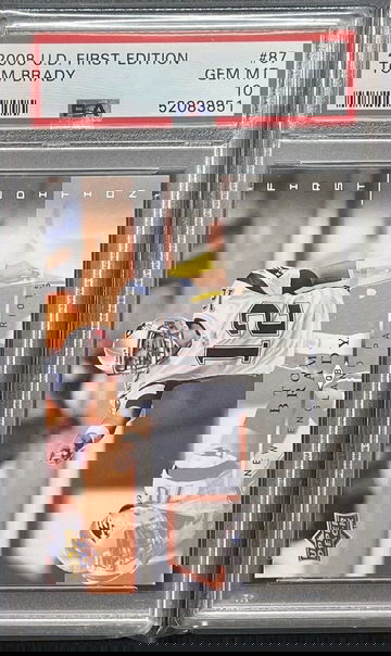 2008 Upper Deck First Edition Rare Parallel SP Tom Brady #112 PSA 10 Gem