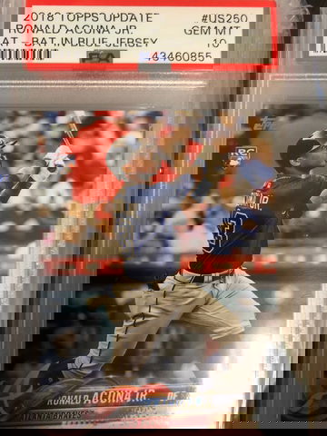 Ronald Acuna 2018 Topps Update PSA 10