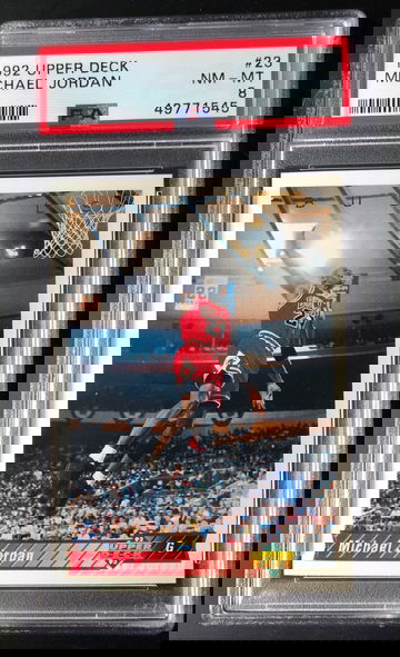 1992 Upper Deck Michael Jordan PSA 8 NM-MT