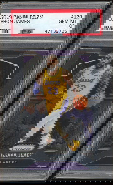 2019 Panini Prizm Lebron James PSA 10