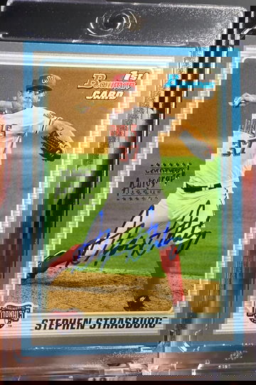 2010 Bowman Prospects Stephen Strasburg Rookie 1st Auto Blue /250