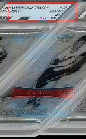 2007 UPPER DECK TRILOGY #175 GORDIE HOWE CARD RED WINGS PSA 10 LOW POP