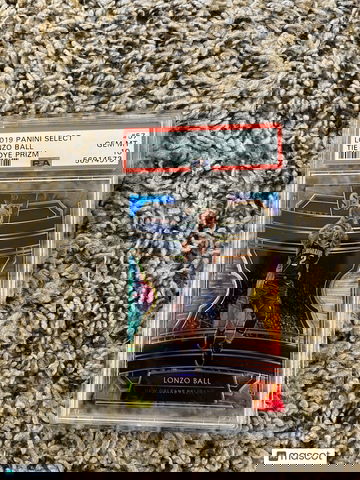 Lonzo Ball Tie-Dye Prizm PSA 10 /25 Pop. 3