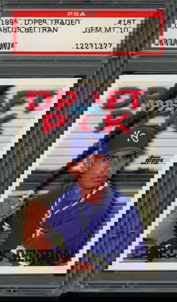 1995 Topps Traded Carlos Beltran #18T PSA Gem Mint 10