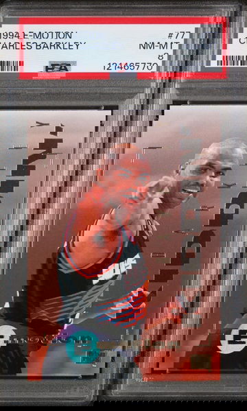 1994 SkyBox E-Motion Charles Barkley #77 PSA 8