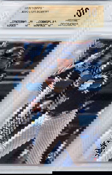2020 Topps 392 Luis Robert BGS 10 Pristine POP 22