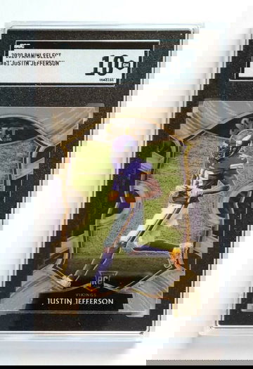 Justin Jefferson 2020 Select Rookie #61 SGC 10 GEM MINT LSU Vikings RC Comp PSA