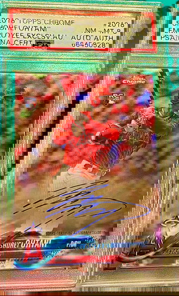 Shohei Ohtani Rookie! On-Card Auto! /25! RARE 2018 Topps Chrome Employee Exclusive!