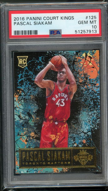 2016 Court Kings Level I Pascal Siakam PSA 10 