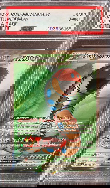 2024 Pokémon Orthworm ex Stellar Crown 162/142 PSA 9 Mint
