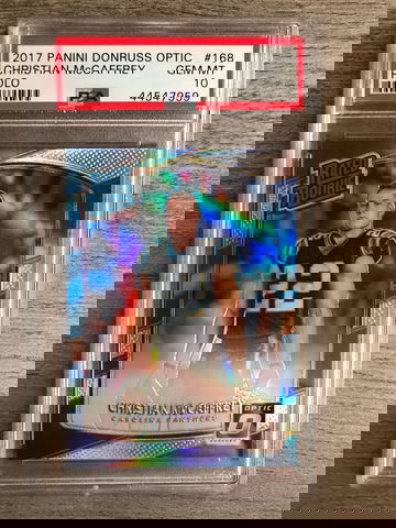 2017 Optic Holo Christian McCaffrey PSA 10 Gem Mint