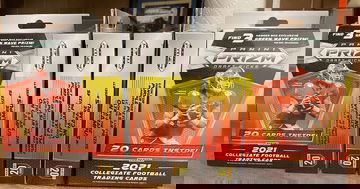 2021 Panini Prizm Draft Picks 6x Hanger Box Lot Collegiate Football