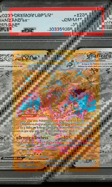 2023 Pokemon Scarlet and Violet Obsidian Flames Hyper Rare Charizard Ex #228 PSA 10