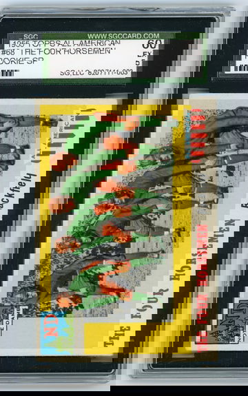 THE FOUR HORSEMEN 1955 Topps All American Rc #68 SGC 5