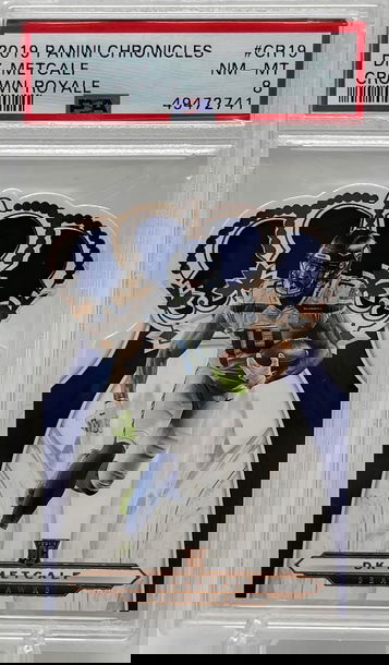 2020 Panini Chronicles DK Metcalf Crown Royale RC PSA NM-MT 8