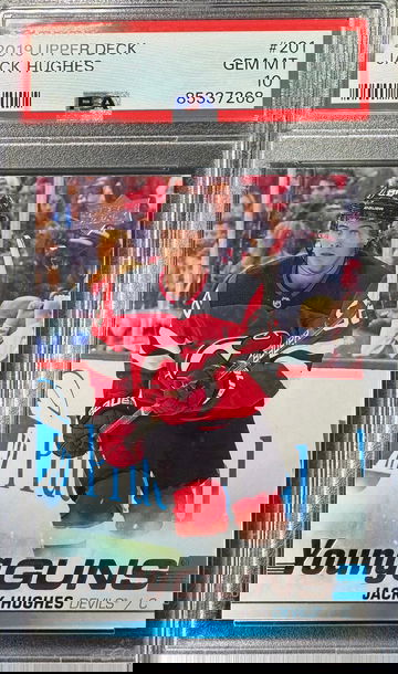 2019-20 Jack Hughes Young Gun Psa 10