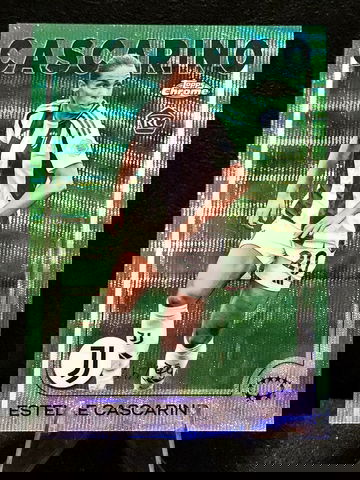 2024/25 Topps Chrome Uefa WOMEN'S RC  Estelle Cascarino  Green Wave /99  Juventus