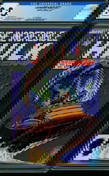 INCREDIBLE HULK #331, CGC 9.2 NM-