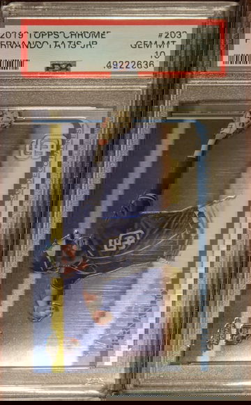 2019 Topps Chrome Fernando Tatis Jr. RC PSA 10