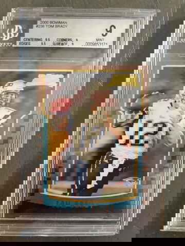 Tom Brady 2000 Bowman BGS9 Rookie