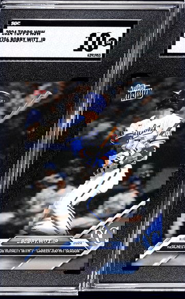 2024 TOPPS BOBBY WITT JR. NOW #706 limited /1825 SGC 10