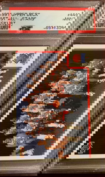 1991 Upper Deck #449 East All-Stars Michael Jordan PSA 9