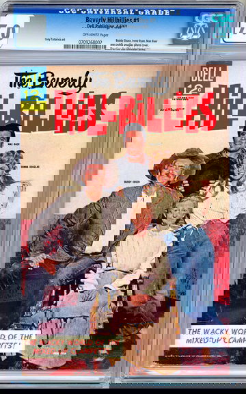 BEVERLY HILLBILLIES #1 CGC 7.0 CAST PHOTO CVR CULT 1960’S TV COMEDY SERIES 1963