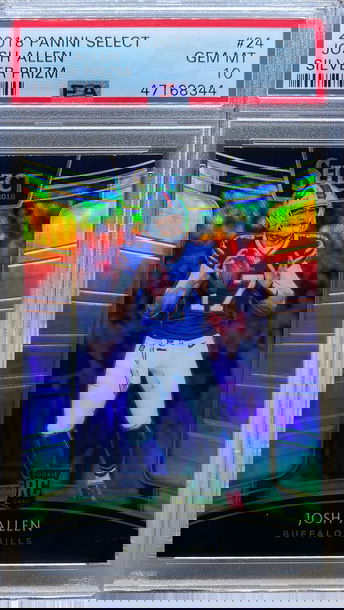 Josh Allen - 2018 Panini Select Concourse Silver #24 - PSA 10