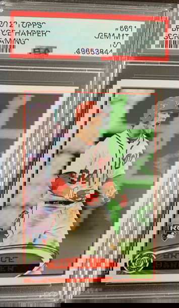 2012 Topps Bryce Harper PSA 10 Screaming