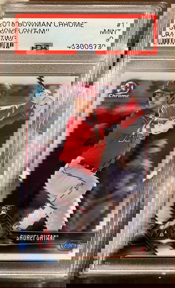 2018 Bowman Chrome Shohei Ohtani #1 RC | PSA 9 MINT - Rookie Card