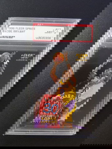  1996 Fleer Sprite #17 KOBE BRYANT PSA9