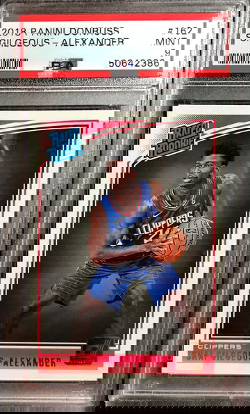 2018 Donruss Shai Gilgeous Alexander #162 PSA 9 MINT