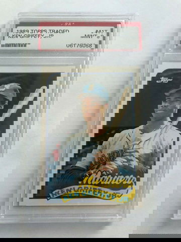 1989 Topps Traded Ken Griffey Jr PSA 9 Mint
