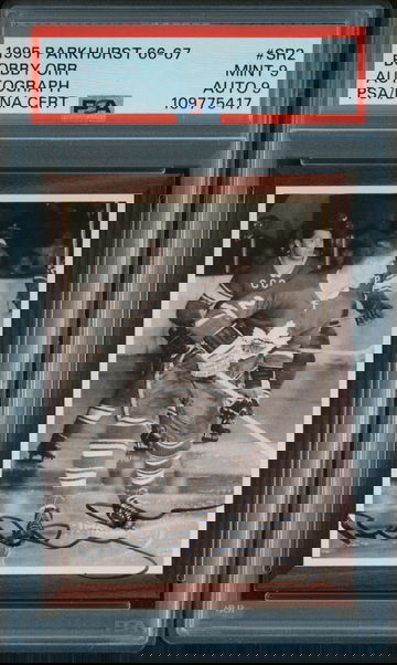 1995 Parkhurst 66-67 Bobby Orr Autograph PSA 9 Auto 9